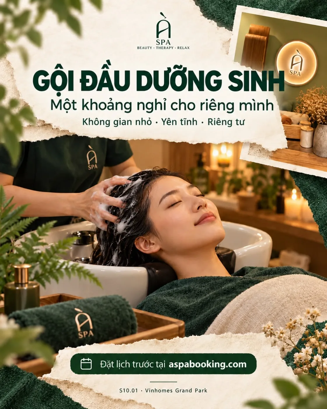 MỘT BUỔI GỘI ĐẦU, MỘT KHOẢNG NGHỈ CHO RIÊNG MÌNH
