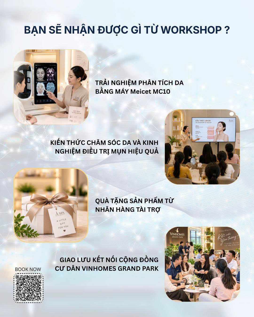 Quyền lợi dành cho khách tham dự Skincare Workshop